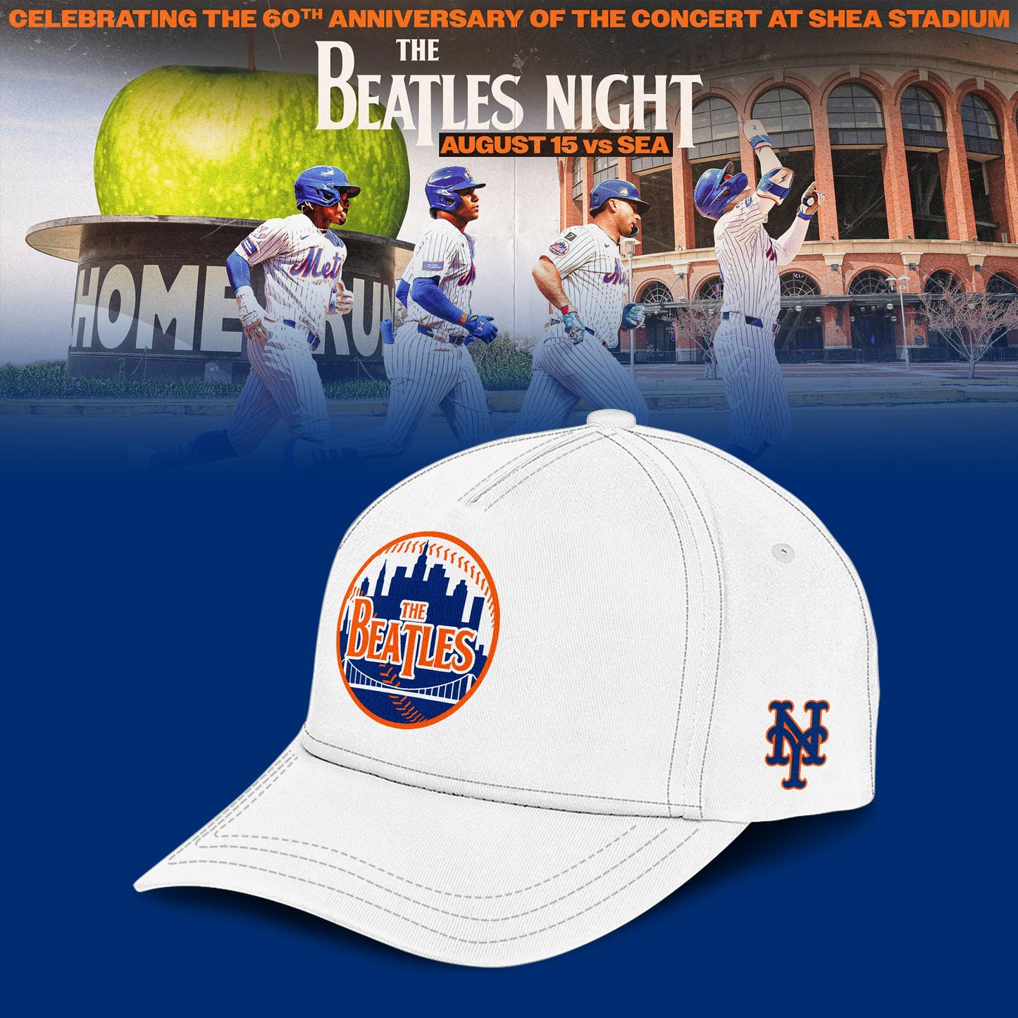 New York Mets The Beatles Night 2025 Limited Edition Jersey