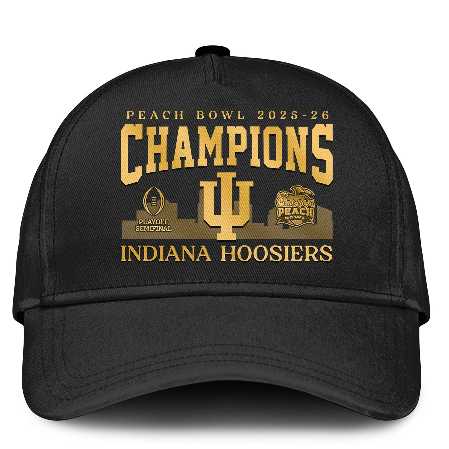 Indiana Hoosiers Champions Peach Bowl 2025/26 Half Zip Hoodie