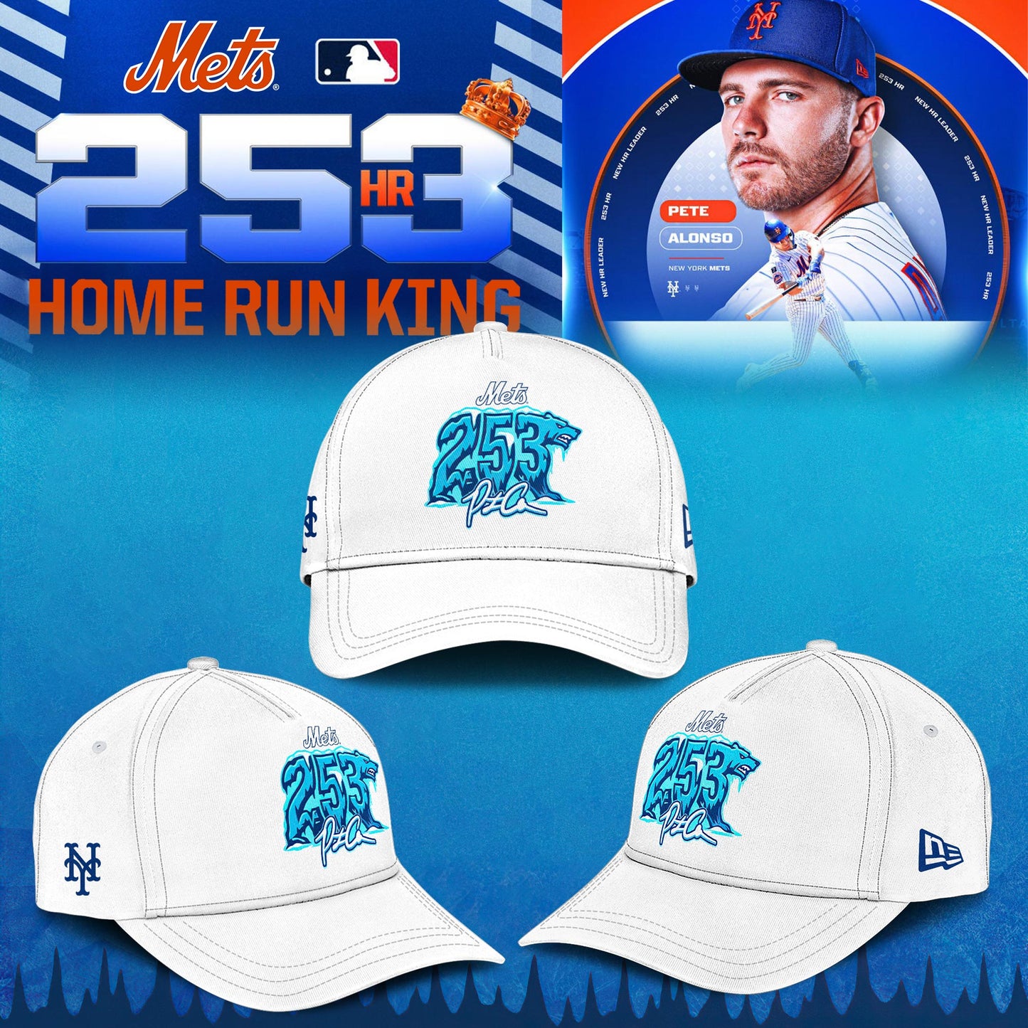 New York Mets Pete Alonso 253 Home Run Limited Editions T-Shirt