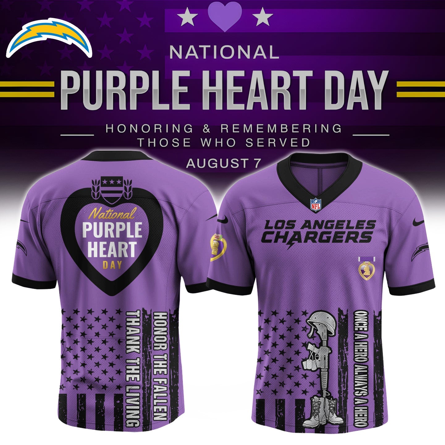 LAC x Purple Heart Day Jersey Limited Edition