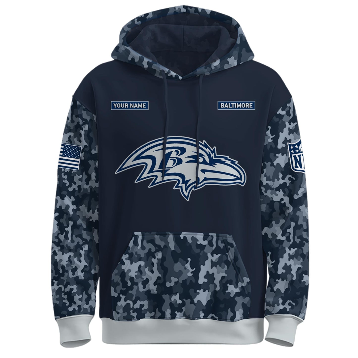Baltimore Ravens Navy 250th Birthday Hoodie Limited Edions