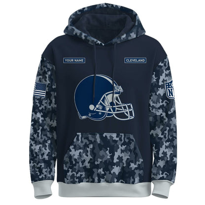 Cleveland Browns Navy 250th Birthday Hoodie Limited Edions