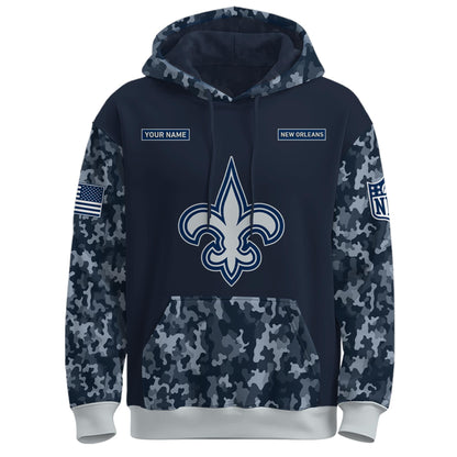 New Orleans Saints Navy 250th Birthday Hoodie Limited Edions