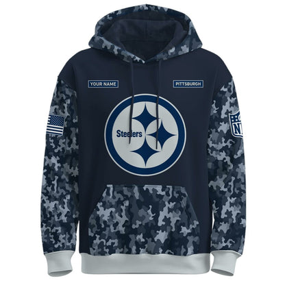 Pittsburgh Steelers Navy 250th Birthday Hoodie Limited Edions