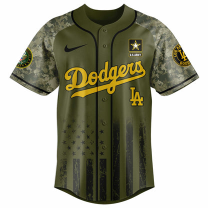 Los Angeles Dodgers MLB x 250 U.S. ARMY Jersey 03