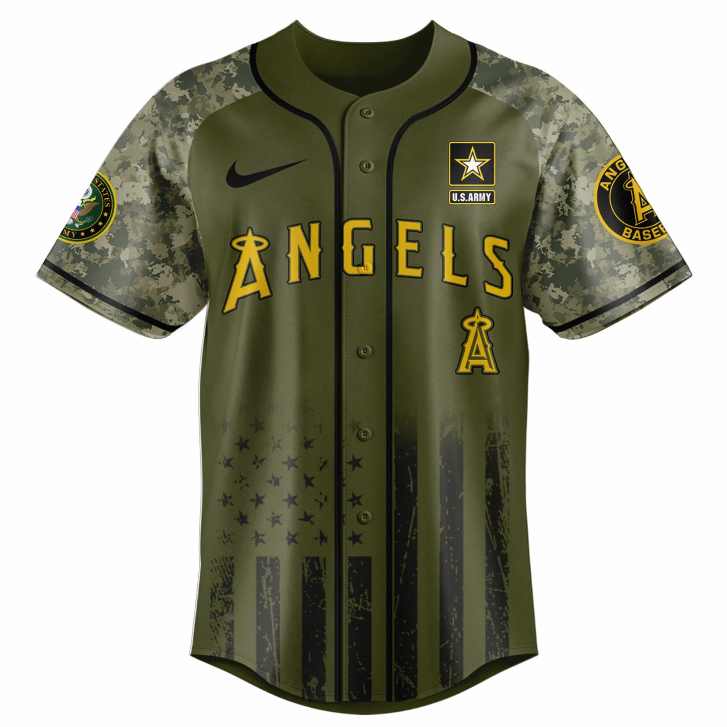 Los Angeles Angels MLB x 250 U.S. ARMY Jersey 03