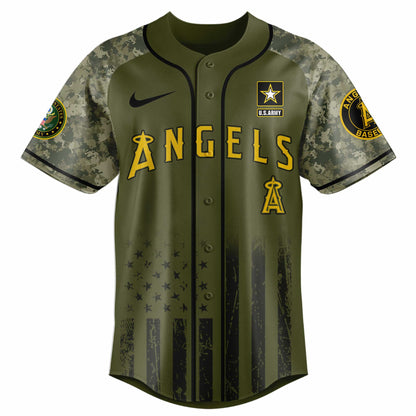 Los Angeles Angels MLB x 250 U.S. ARMY Jersey 03