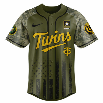 Minnesota Twins MLB x 250 U.S. ARMY Jersey 03
