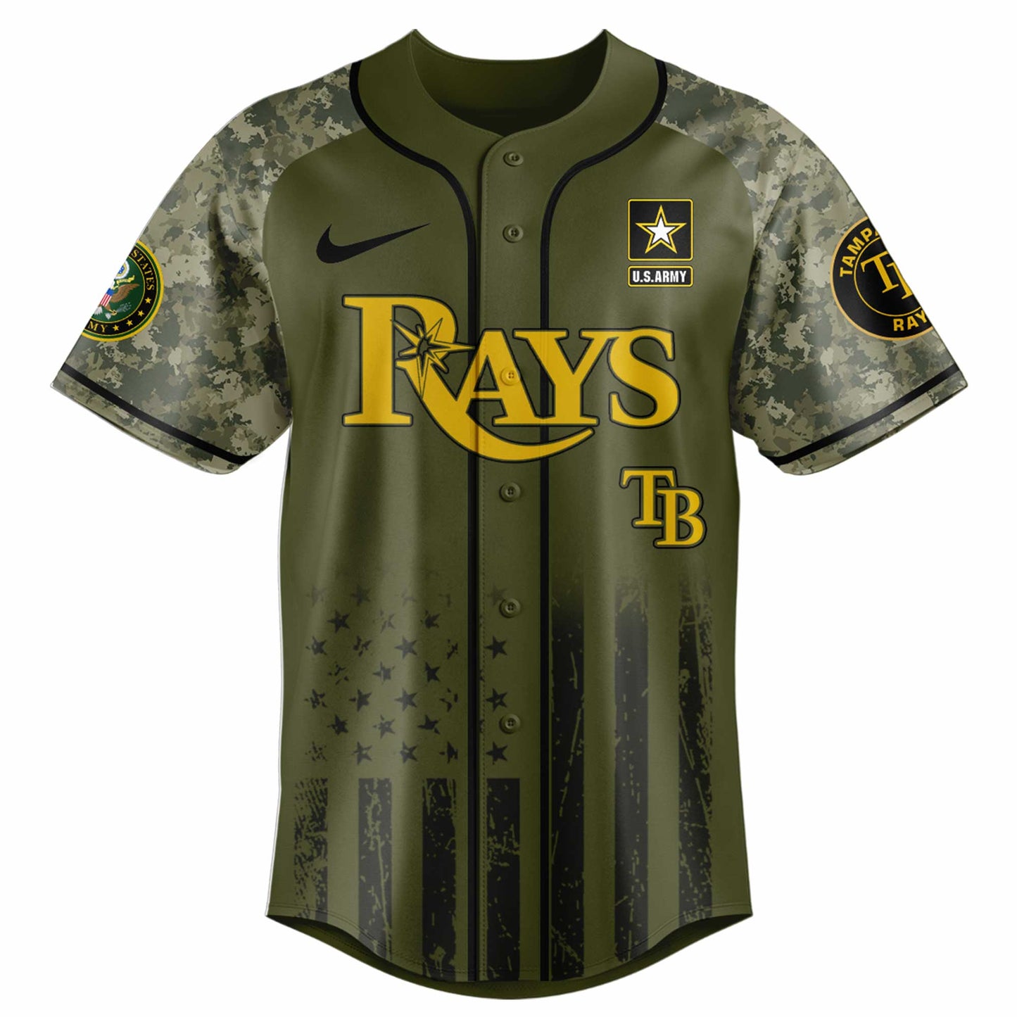 Tampa Bay Rays MLB x 250 U.S. ARMY Jersey 03