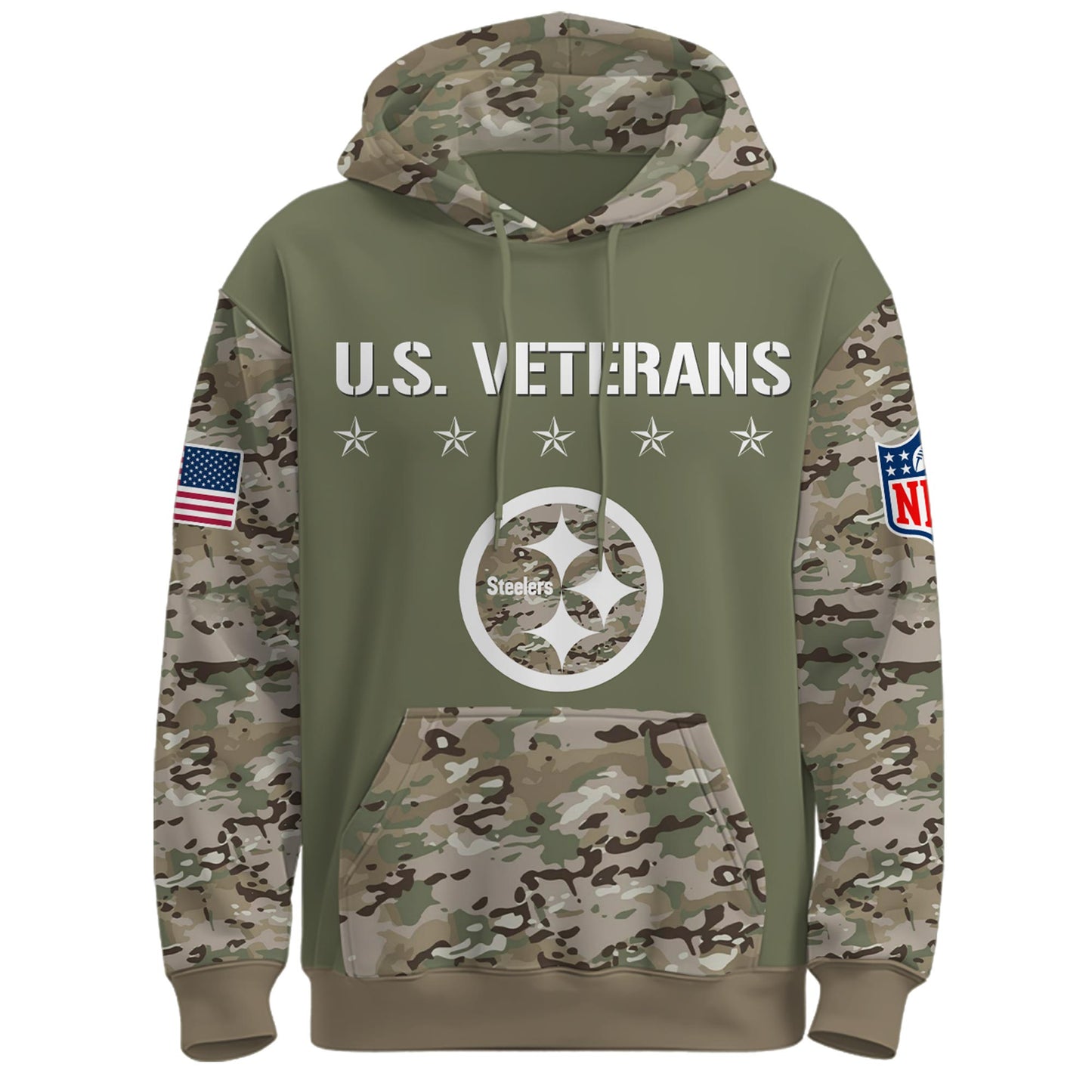 Pittsburgh Steelers - Veteran Day 2025 Hoodie Limited Edions