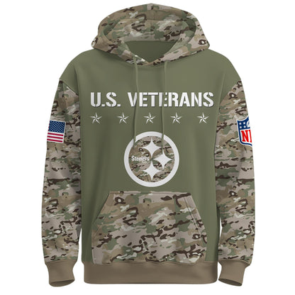 Pittsburgh Steelers - Veteran Day 2025 Hoodie Limited Edions