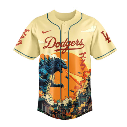 Los Angeles Dodgers Special Godzilla Limited Edition Jersey