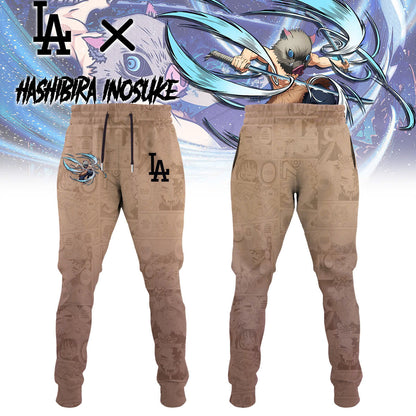 LA vs Demon slayer Hashibira Inosuke Tshirt