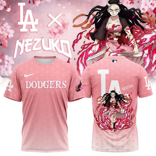 LA vs Demon slayer Kamado Nezuko Tshirt