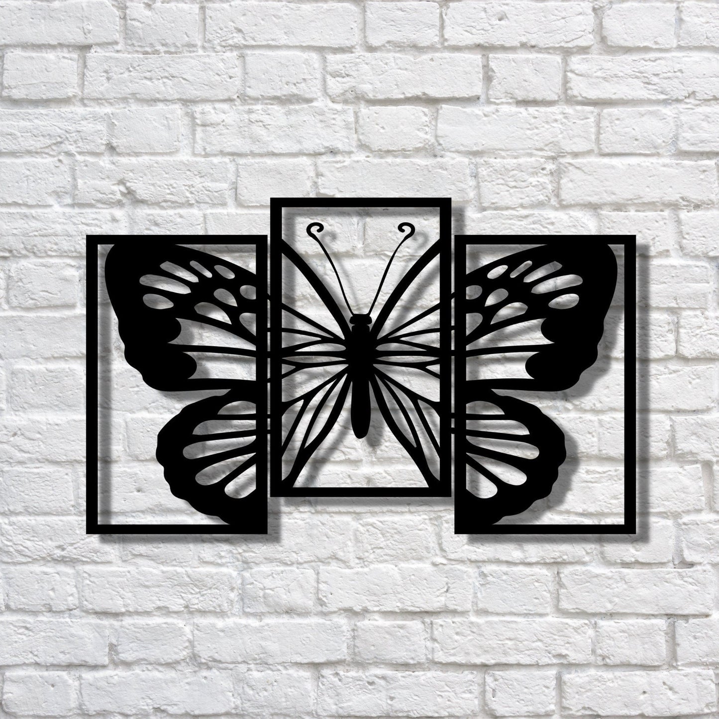Metal Butterfly 3 Piece Wall Art, Butterfly Home Decor, Metal Butterfly Decor, Housewarming Gift, Wall Hanging Butterfly Sign, Wall Decor