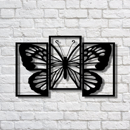 Metal Butterfly 3 Piece Wall Art, Butterfly Home Decor, Metal Butterfly Decor, Housewarming Gift, Wall Hanging Butterfly Sign, Wall Decor