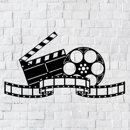 Home Theater Metal Art / Home Theatre Metal Art / Personalized Metal Art / Theater Sign / Indoor Home Cinema