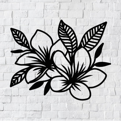 Flowers Metal Sign / Flower Metal Wall Decor / Flower Wall Decor Signs / Home Decor / Flower Wall Decor