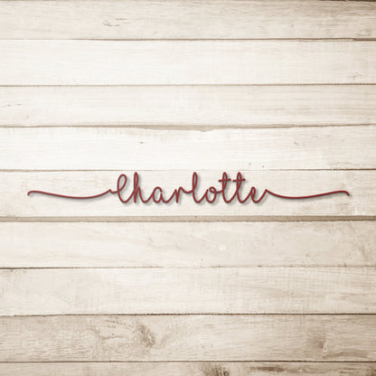 Metal First Name Sign, Kids Metal Name Sign, Wall Hanging Name Sign, Nursery Metal Decor, Name Metal Wall Art, Personalized Name Metal Sign