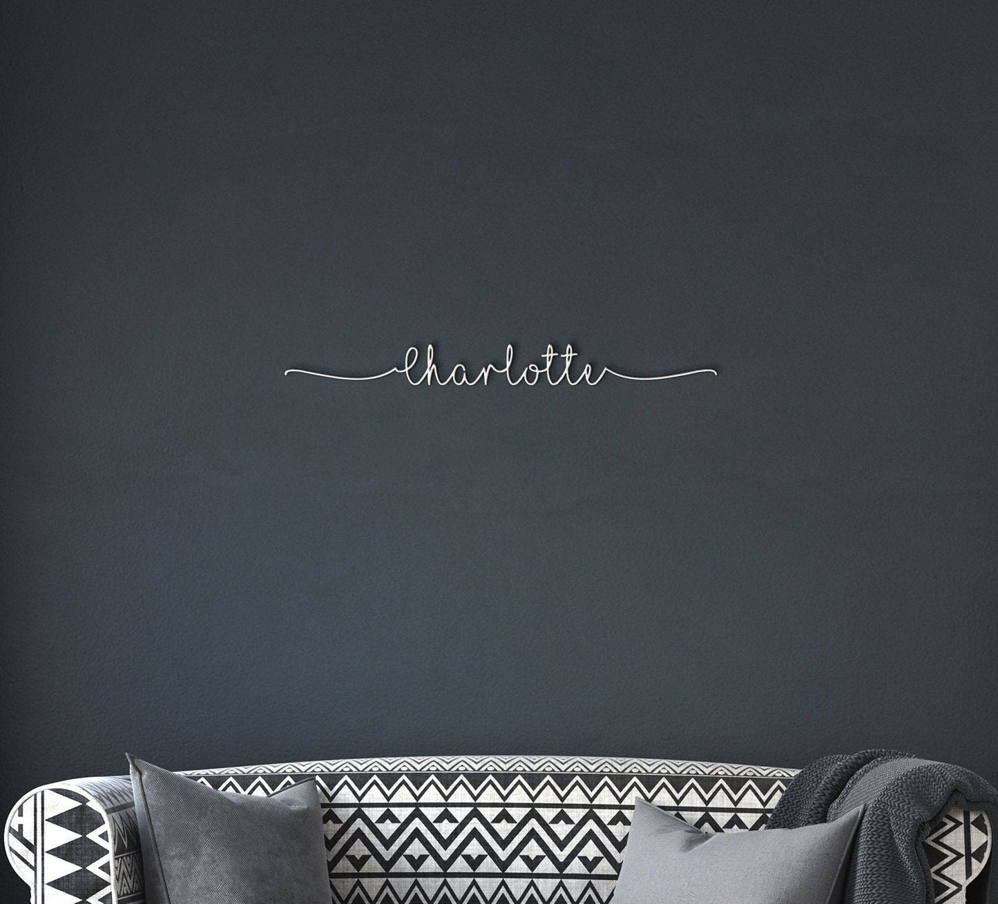 Metal First Name Sign, Kids Metal Name Sign, Wall Hanging Name Sign, Nursery Metal Decor, Name Metal Wall Art, Personalized Name Metal Sign