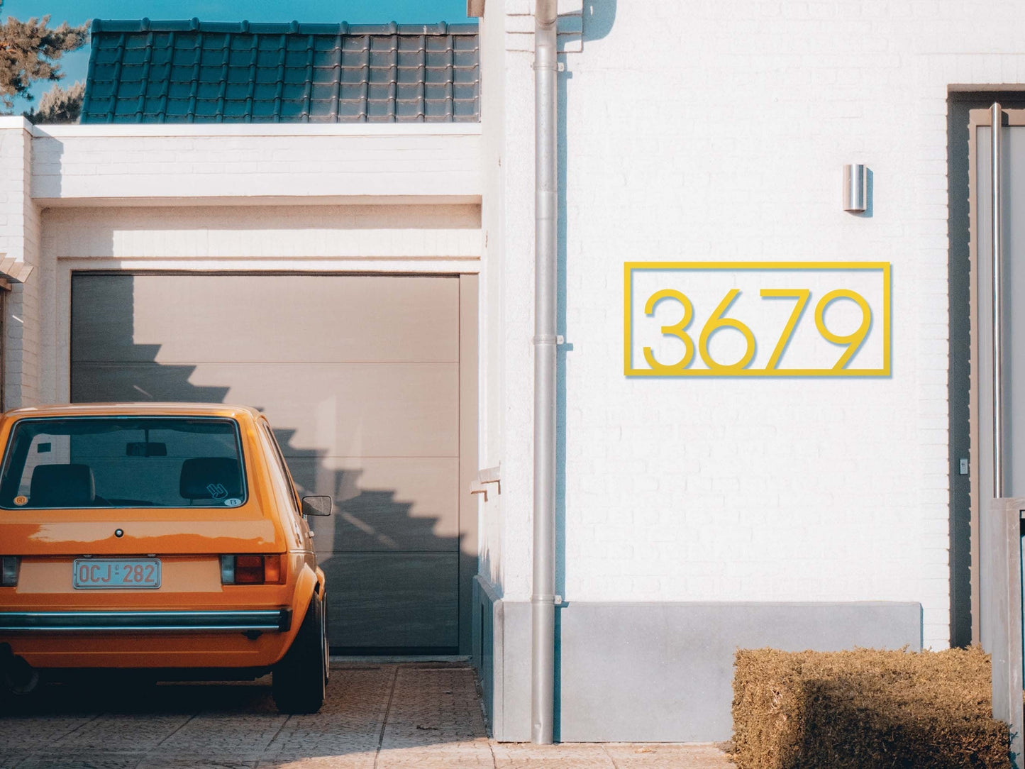 Metal House Number Sign - Address Number Sign - Metal Address Sign - Metal Address Numbers - House Number Plaque, Address Plaque