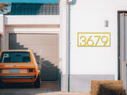 Metal House Number Sign - Address Number Sign - Metal Address Sign - Metal Address Numbers - House Number Plaque, Address Plaque