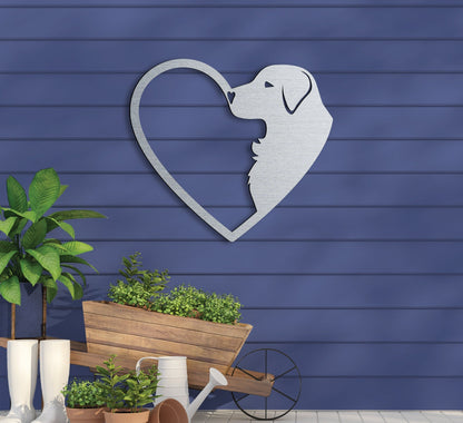 Metal Dog Lover Sign, Dog Lover Sign, Metal Pet Lover Sign, Home Decor Sign, Metal Front Door Sign, Housewarming Gift Ideas, Welcome Sign