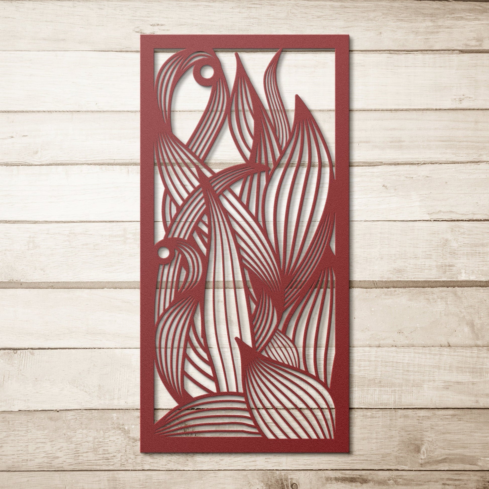 Large Leaves Metal Sign, Metal Leaf Wall Art, Decorative Leaves Wall Hanging, Plant Metal Wall Decor, Nature Metal Sign