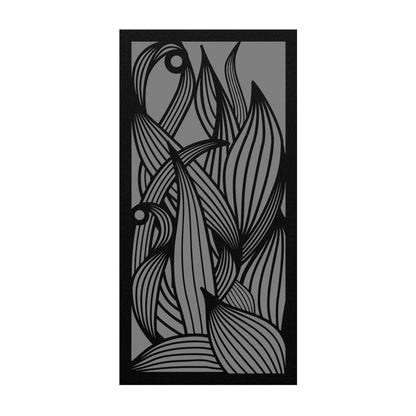 Large Leaves Metal Sign, Metal Leaf Wall Art, Decorative Leaves Wall Hanging, Plant Metal Wall Decor, Nature Metal Sign