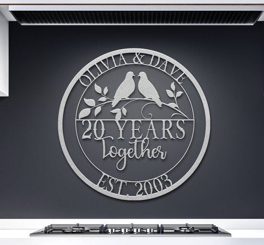 20th Wedding Anniversary Gift, 20th Anniversary Gift For Couple