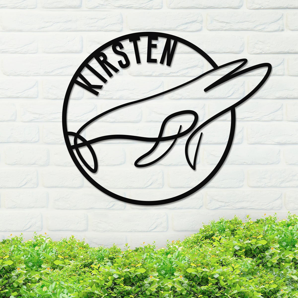 Metal Name Sign, Blue Whale Metal Sign, Metal Name Sign, Blue Whale Sign, Metal Sign, Housewarming Gift, Home Decor, Backyard Sign