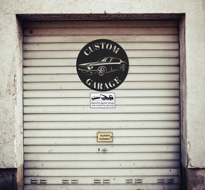 Garage Wall Decor,Custom Car Name Sign,Personalized Garage Wall Art,Garage Gift,Fathers Day Garage Gift,Dad's Work Shop,Garage Name Sign