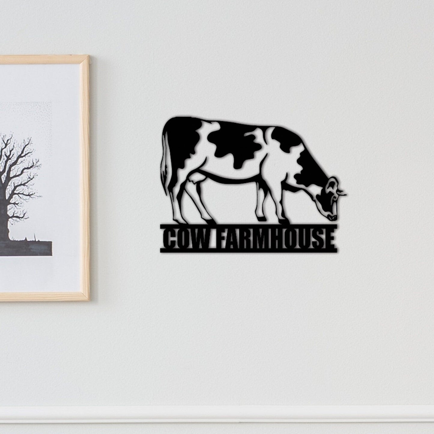 Custom Cow Sign Name,Cow Wall Art,Personalized Cow Metal Sign,Cow Farmhouse Decor Cow Farm Decor,Cattle Metal Wall Art,Ranch Decor