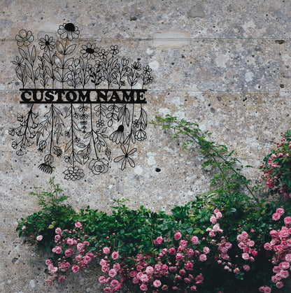 Customized Garden Sign,Flower Sign,Garden Wall Art,Personalized Garden decor,Garden Gate Sign,Grandma's Garden Gift,Outdoor Decor