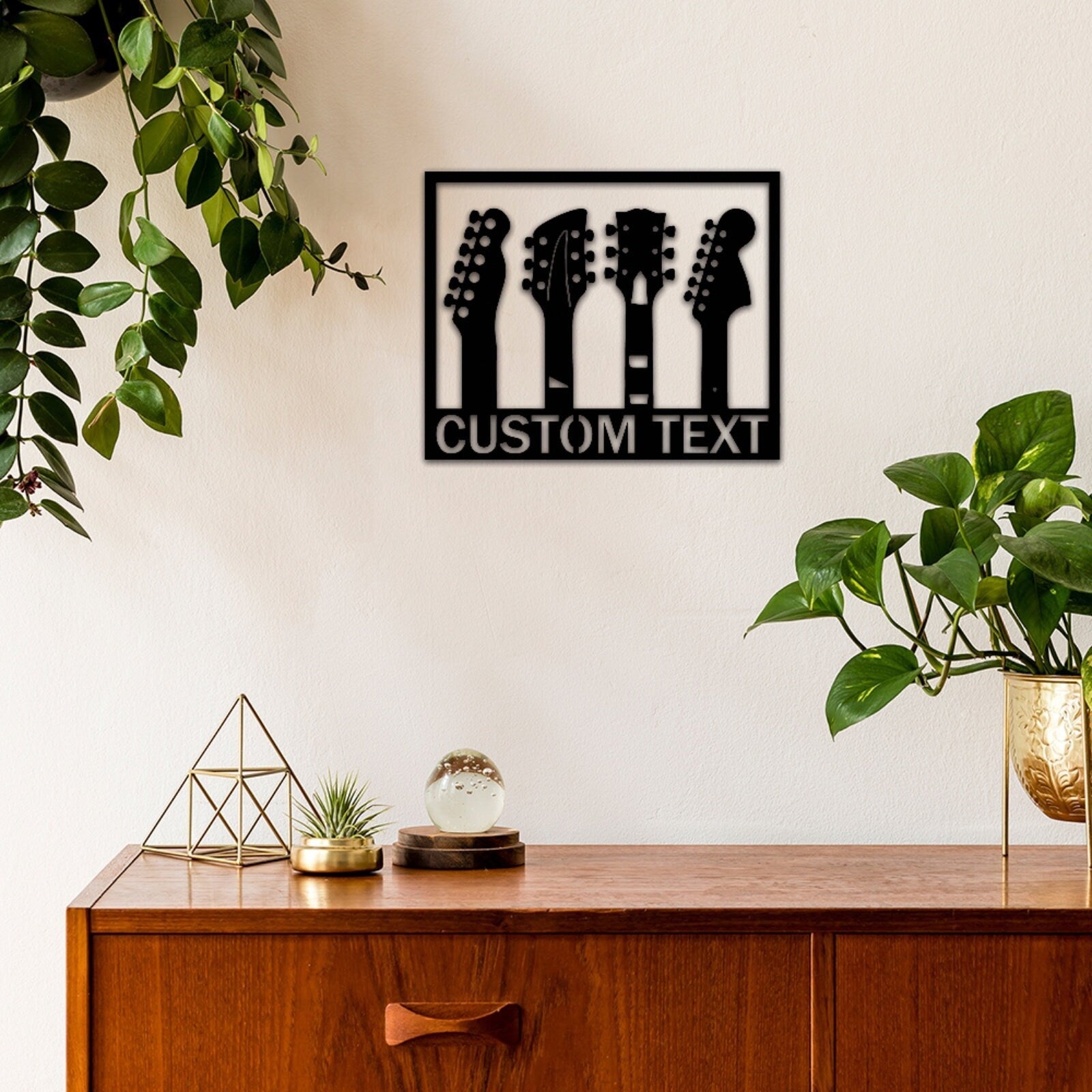 Custom Guitar Metal Sign,Custom Guitar Wall decor, Personalized Guitar Player Metal Sign, Music Room,Guitar Monogram,Musician Gift