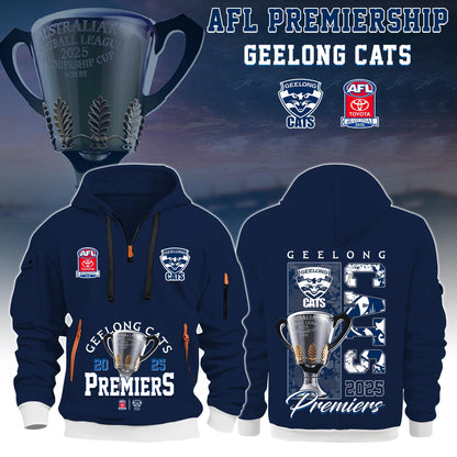 GEELONG CATS– AFL 2025 Champions Half Zip