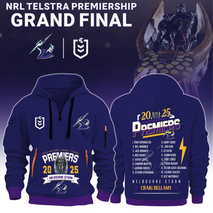 Melbourne Storm – NRL 2025 Champions H115 Hoodie