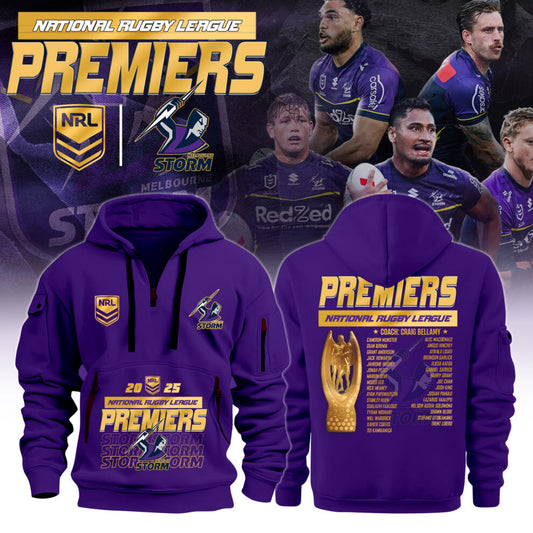 Melbourne Storm – NRL 2025 Champions H115 Hoodie