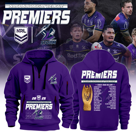 Melbourne Storm – NRL 2025 Champions H115 Hoodie