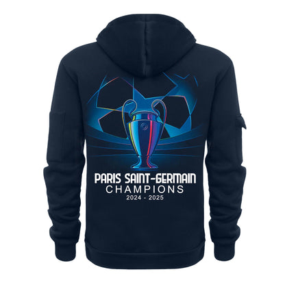 Paris Saint-Germain F.C Champions League Winner 2025 Half Zip Hoodie