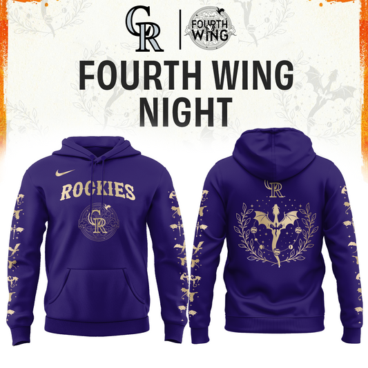 Colorado Rockies Fourth Wings Night Limited Edition Hoodie| Cap | Jogger