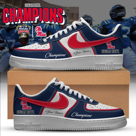 Ole Miss Rebels Special Fiesta Bowl Champions AF1 Sneaker