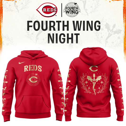 Cincinnati Reds Fourth Wings Night Limited Edition Hoodie| Cap | Jogger