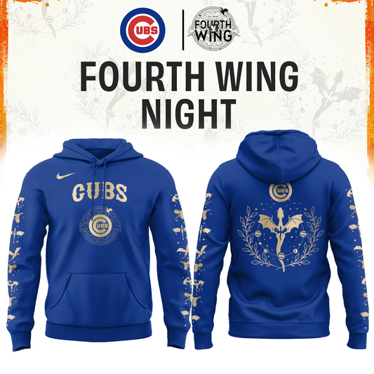 Chicago Cubs Fourth Wings Night Limited Edition Hoodie| Cap | Jogger