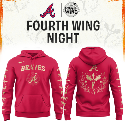 Atlanta Braves Fourth Wings Night Limited Edition Hoodie| Cap | Jogger