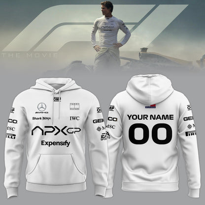 F1 The Movie 2025 APXGP â€œBrad Pittâ€ Custom Hoodie