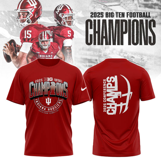 India Football 2025 Big Ten Football Conference Champions T-Shirt