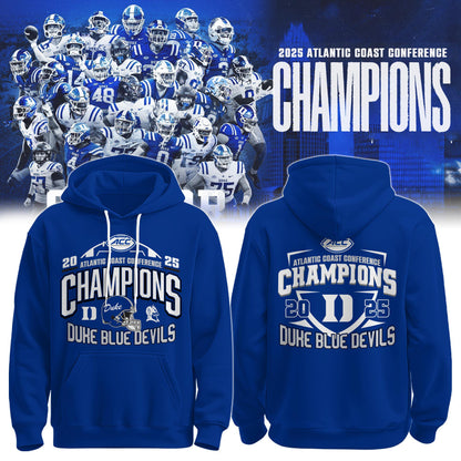 Duke Blue Devils football 2025 ACC Champs Combo Hoodie