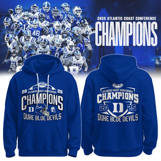 Duke Blue Devils football 2025 ACC Champs Combo Hoodie