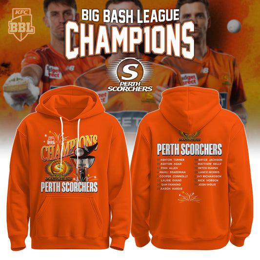 Perth Scorchers Special BBL Champions 2026 Limited Edition Hoodie